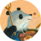 Illustration of a panda bear barbecuing against an orange background. | © SONNENTOR