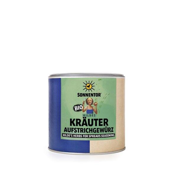 Hildes Kräuteraufstrich Gewürz bio 170 g, Gastrodose klein