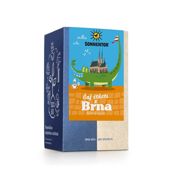 Čaj štěstí z Brna bio 27 g porc. dvoukomorový